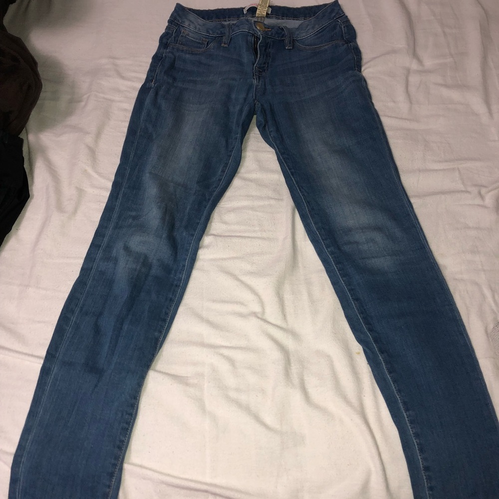 Medium blue washed Skinny Jeans